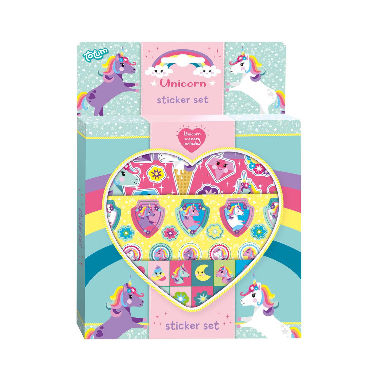 Totum - Totum Eenhoorn Stickerset