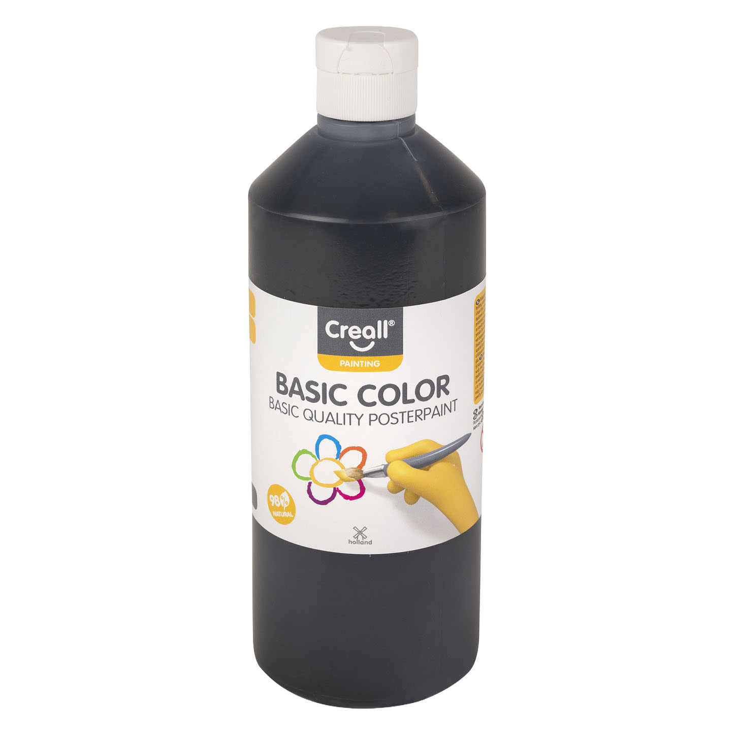 Plakkaatverf Zwart 500 Ml
