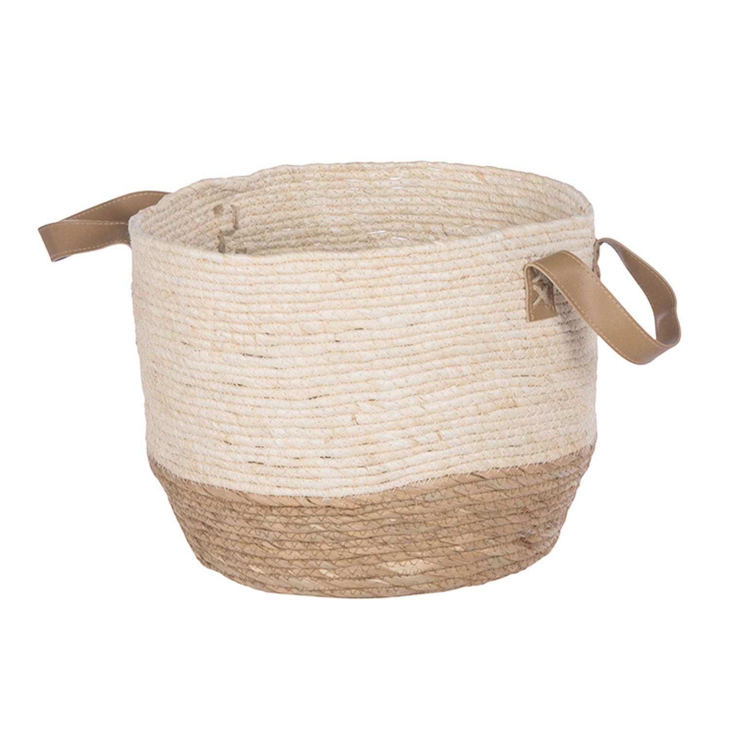 Mand Rond van Maisbladeren, 34cm