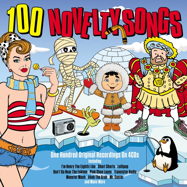 Various Artists - 100 Novelty Songs (4 CD)