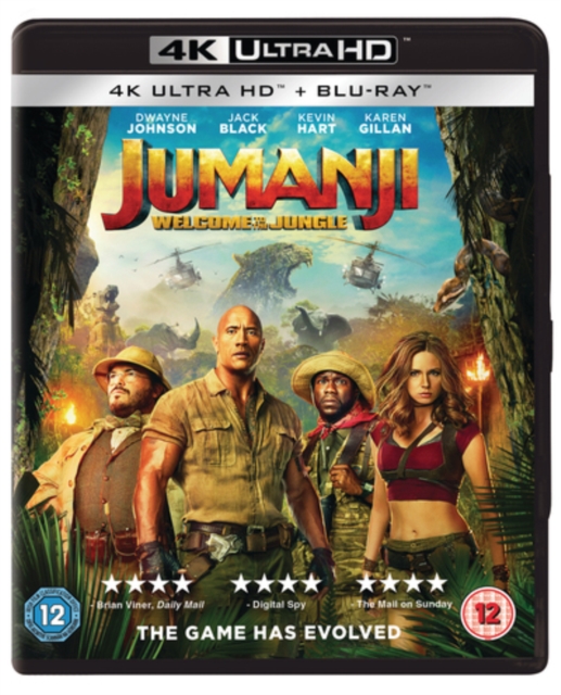 Jumanji: Welcome To The Jungle (uhd & Bd - 2 Discs) (non Uv)