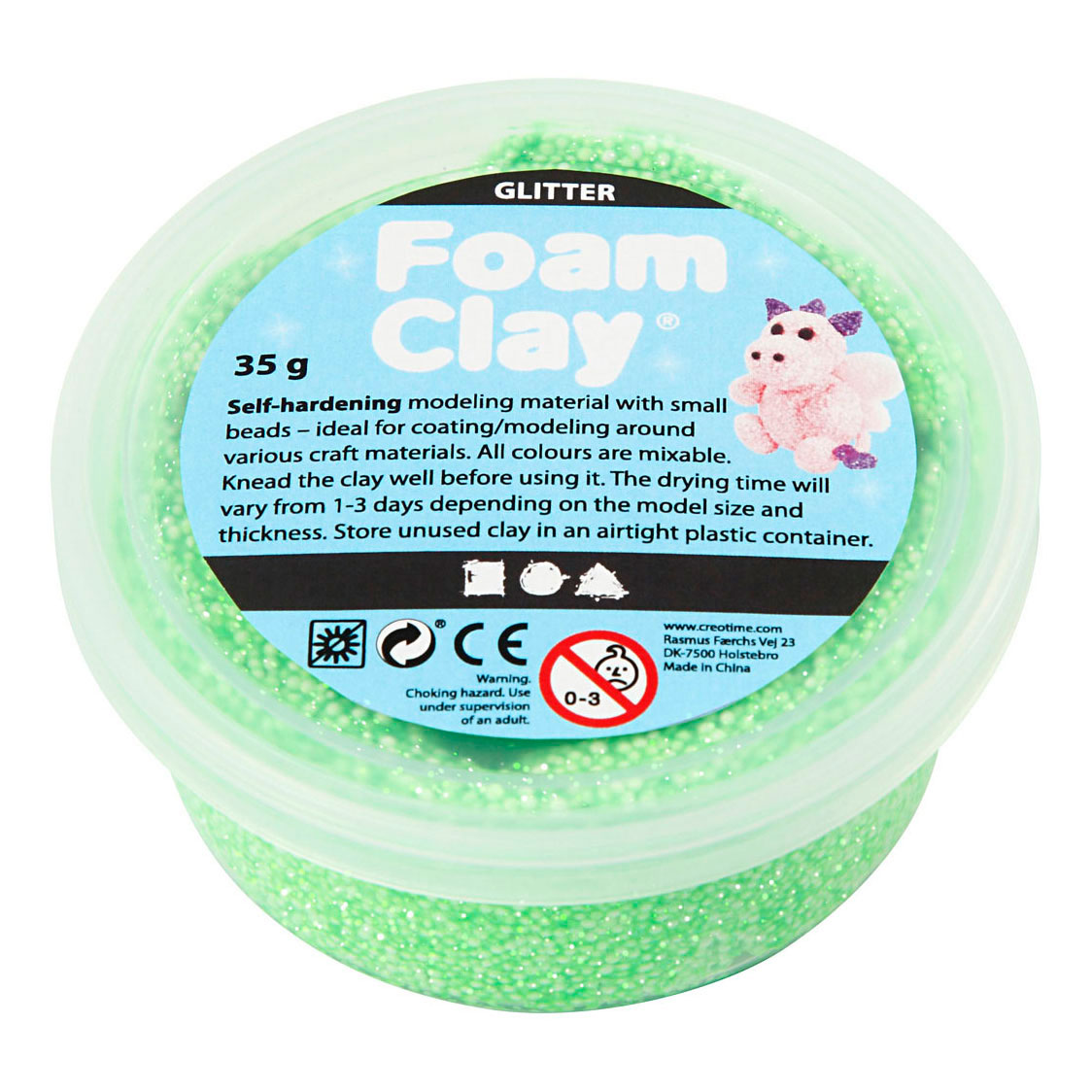Foam Clay?, 35 G, Gr?n