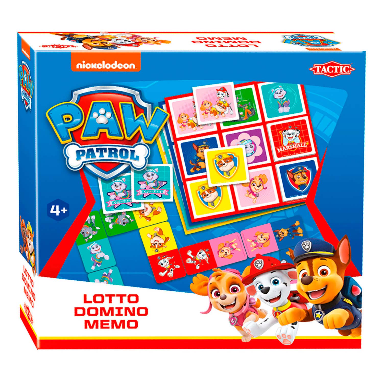 PAW Patrol Lotto Domino Memo - 3 in 1
