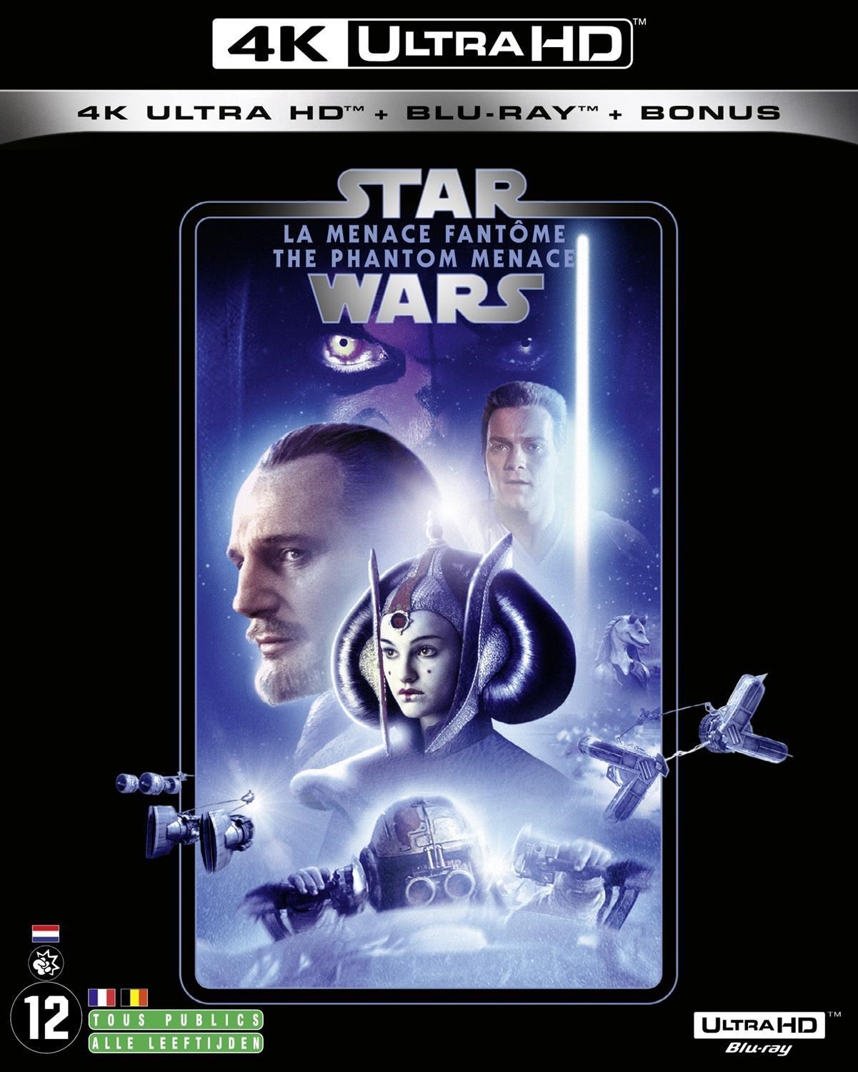 Star Wars Episode 1 - The Phantom Menace  (4K Ultra HD Blu-ray) (Import geen NL ondertiteling)