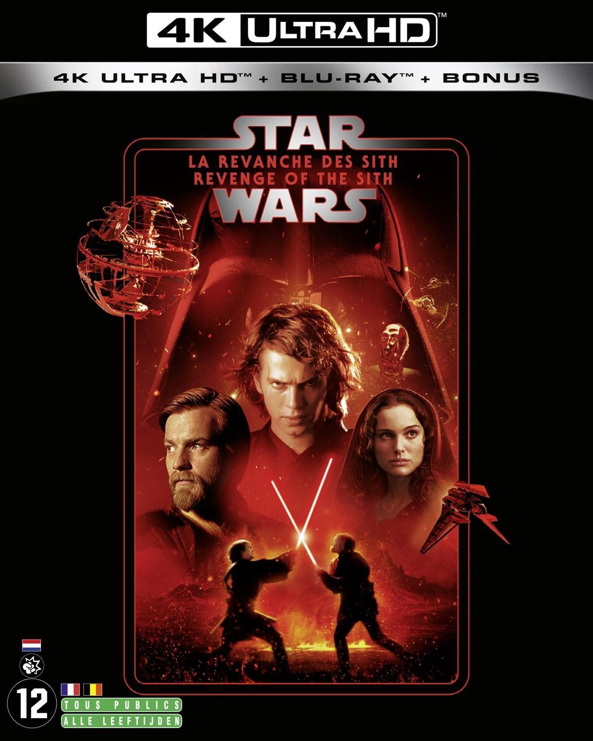 Star Wars Episode 3 - Revenge Of The Sith  (4K Ultra HD Blu-ray) (Import geen NL ondertiteling)