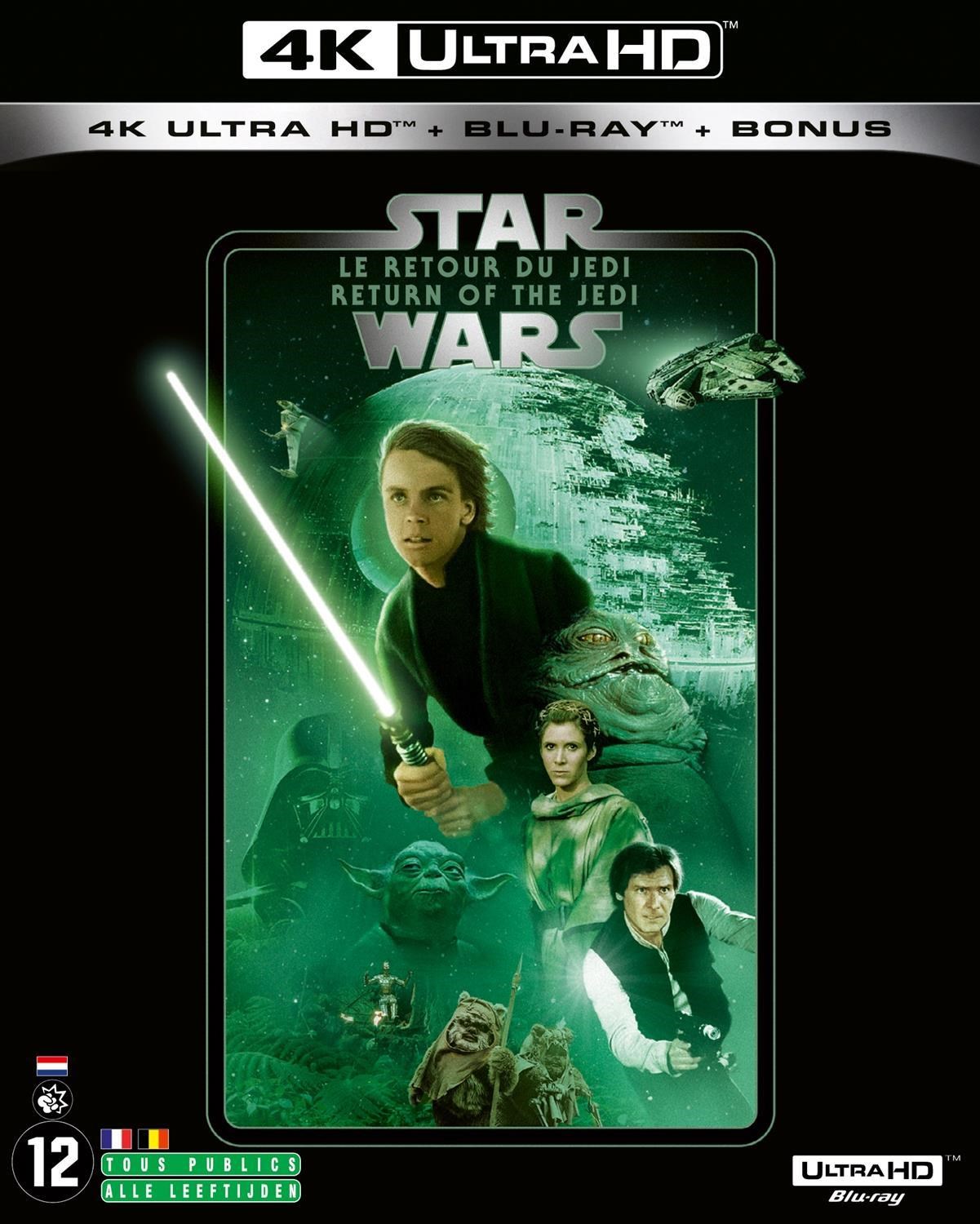Star Wars Episode 6 - Return Of The Jedi  (4K Ultra HD Blu-ray) (Import geen NL ondertiteling)