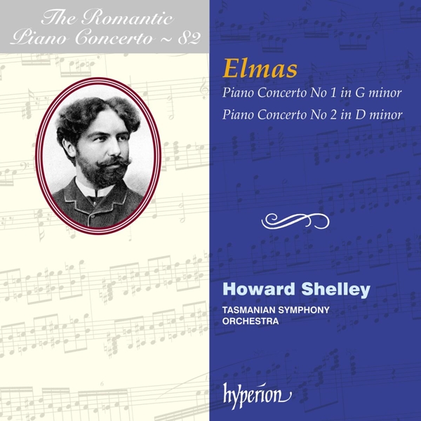 Howard Shelley, Tasmanian Symphony Orchestra - Elmas: Piano Concerto No. 1 In G Minor, Piano Concerto No. 2 In D Minor (CD)
