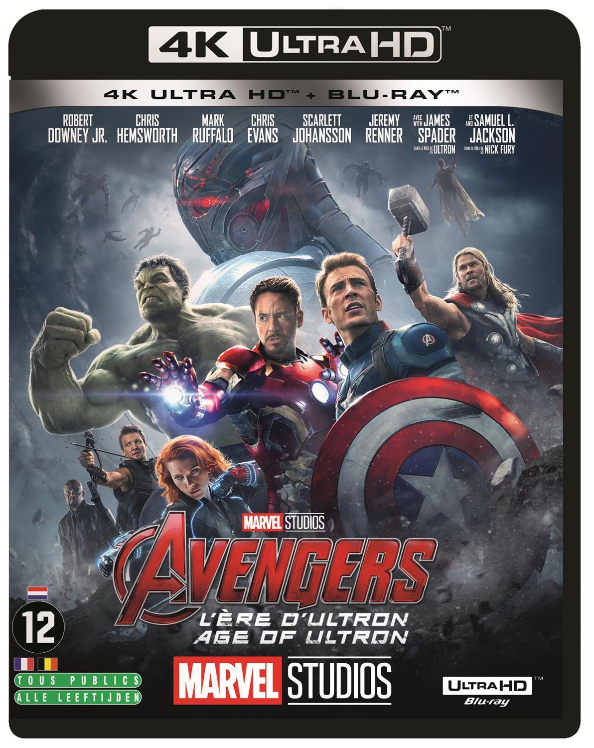 Avengers - Age Of Ultron  (4K Ultra HD Blu-ray) (Import geen NL ondertiteling)