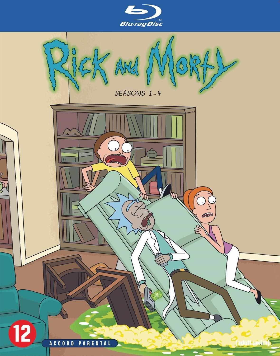 Rick And Morty - Seizoen 1 - 4 (Blu-ray)