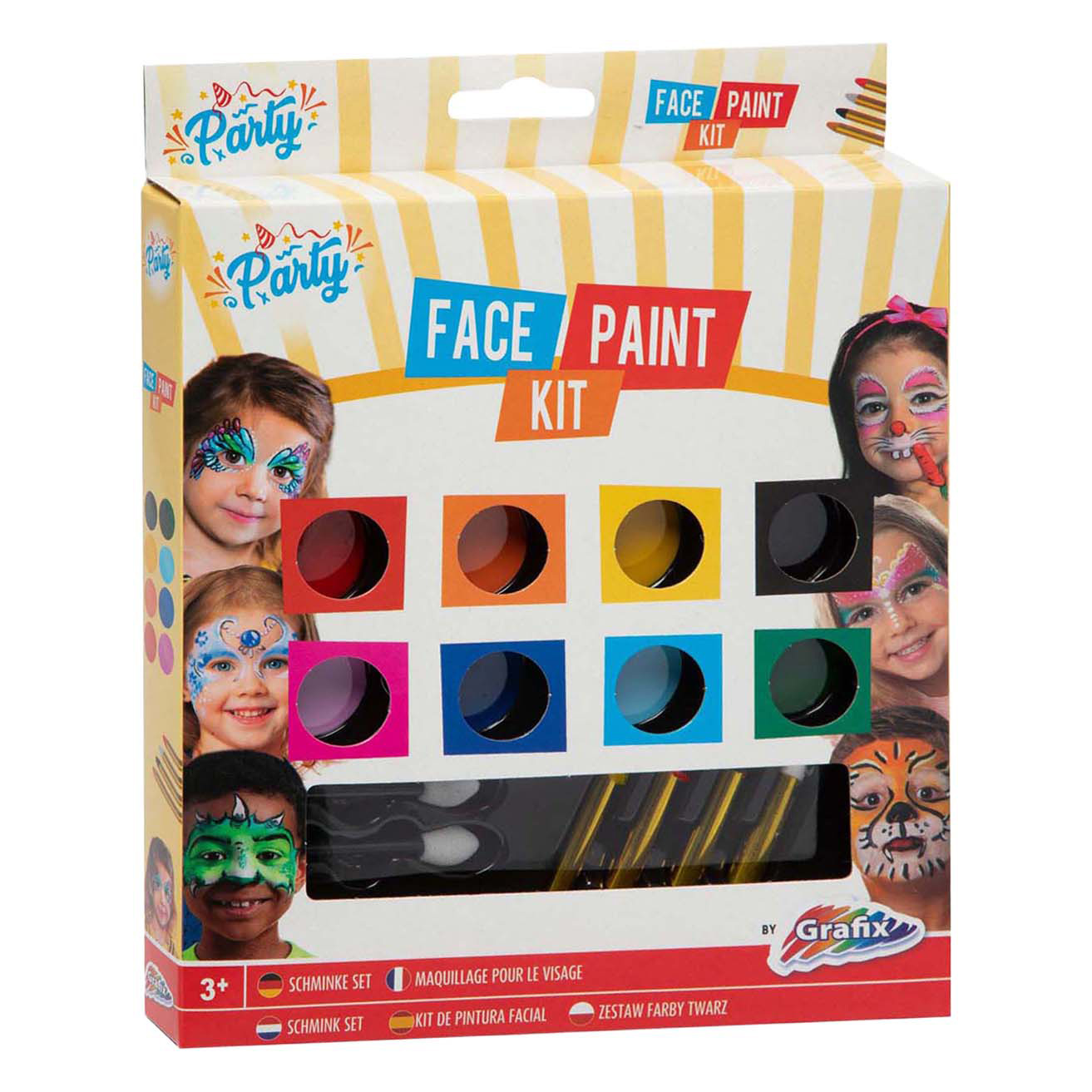 Schminkset, 9 kleuren