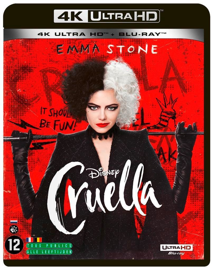 Cruella (4K Ultra HD Blu-ray)  (Import geen NL ondertiteling)