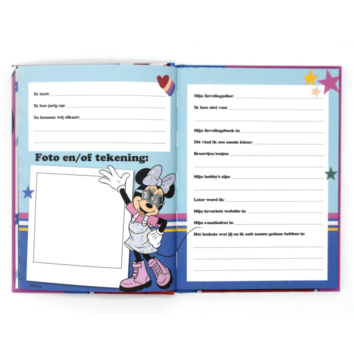 Vriendenboek Minnie Mouse