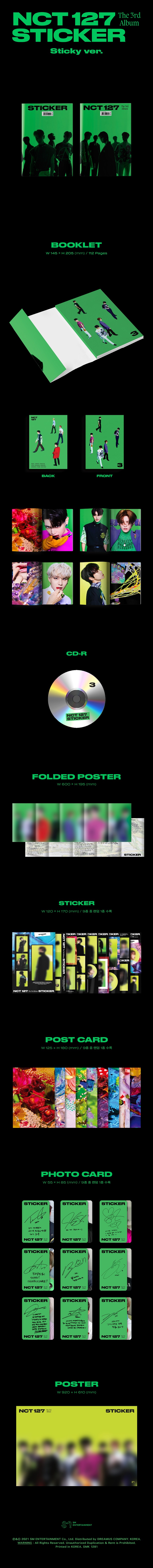 Nct127 - [sticker] (sticky Ver.)