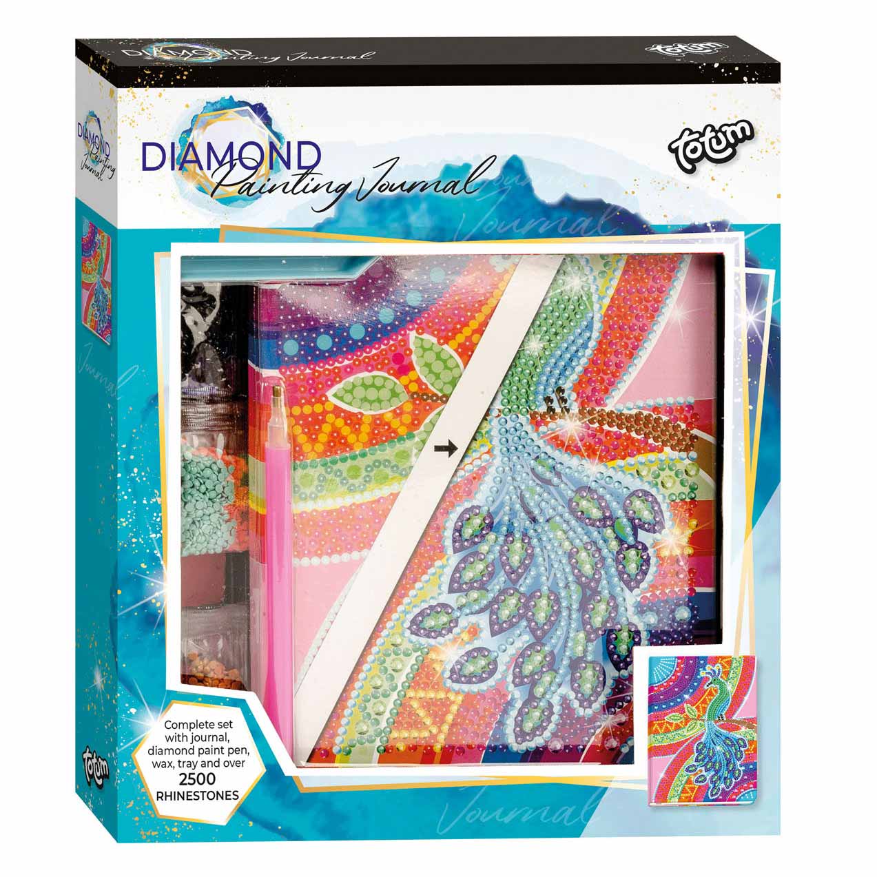 Totum - Totum Diamond Painting Dagboek - Pauw