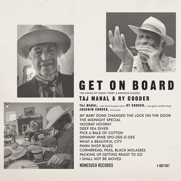 Taj Mahal & Ry Cooder - Get On Board (The Songs Of Sonny Terry & Brownie McGhee) (LP)