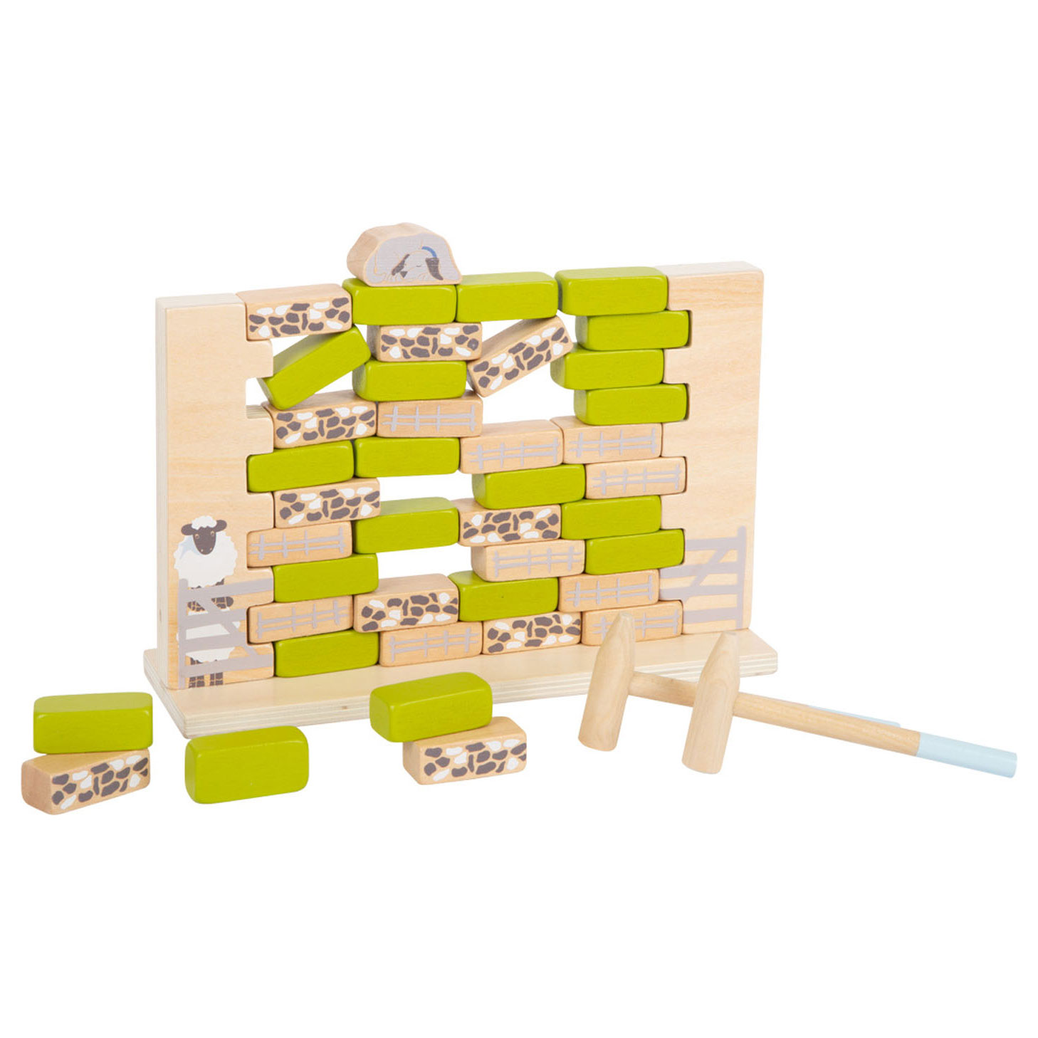 Small Foot - Houten Wiebel Muur Spel