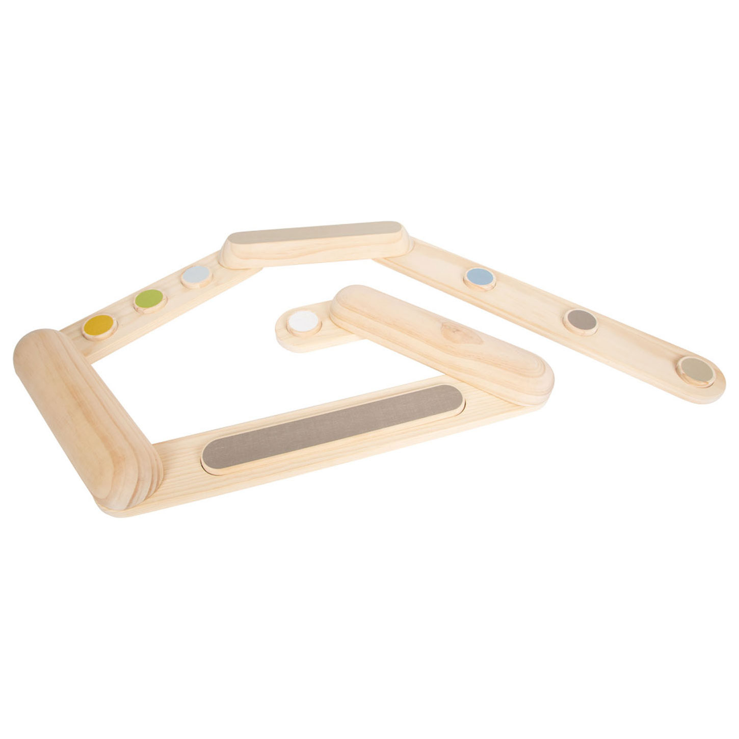 Small Foot - Houten Balans Balk Avontuur, 7dlg.