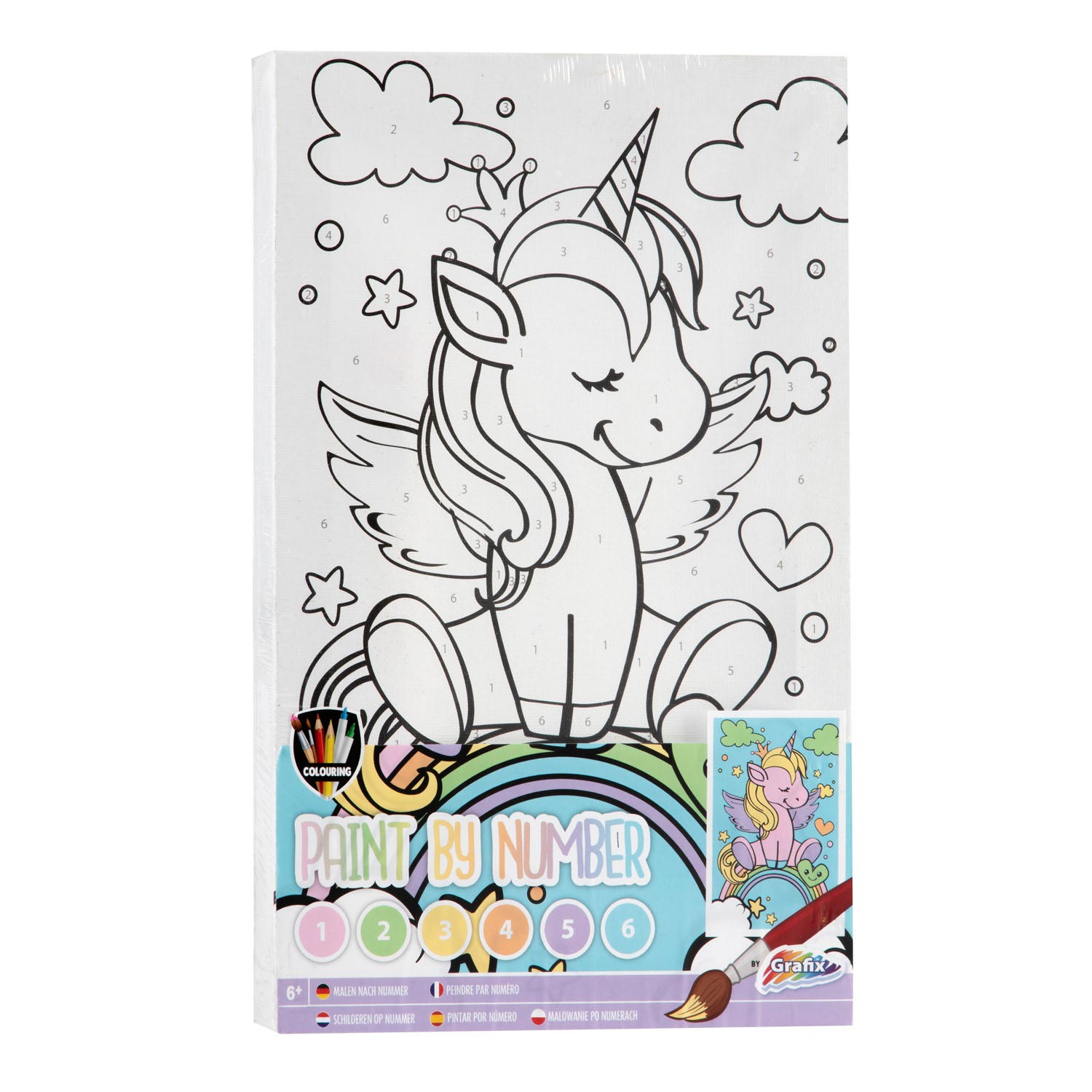 Creative Craft Group - Schilderen op Nummer - Eenhoorn