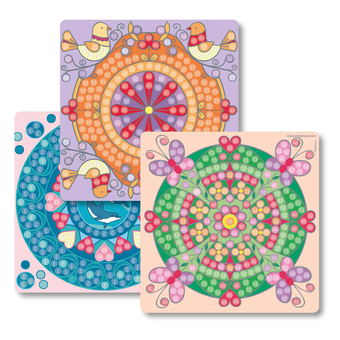 Playmais - PlayMais Mosaic Kaarten Versieren Trendy Mandala