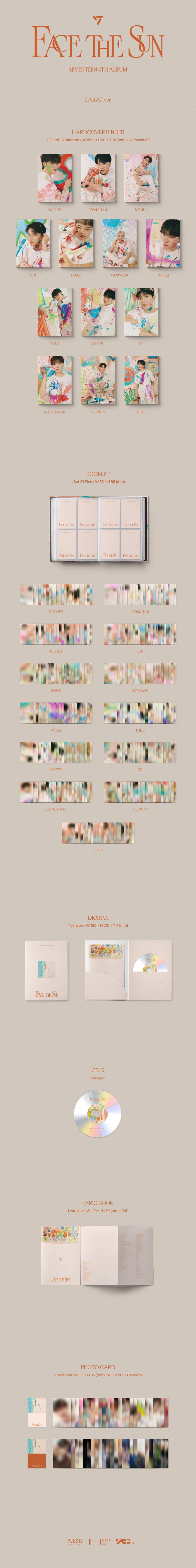 Seventeen - Face The Sun (Carat Ver.)