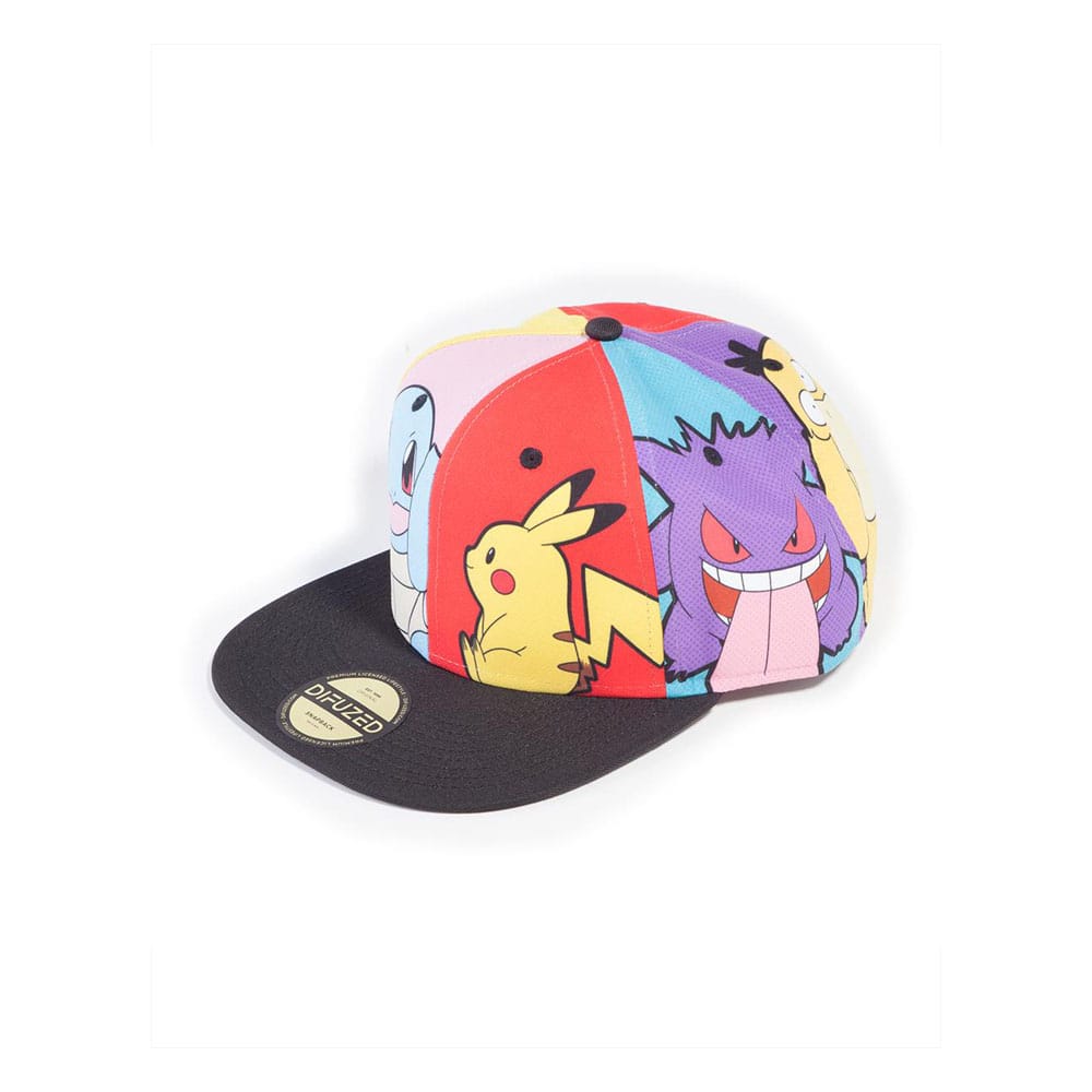 Pokemon: Multi Pop Art Snapback Multicolor (cappellino)