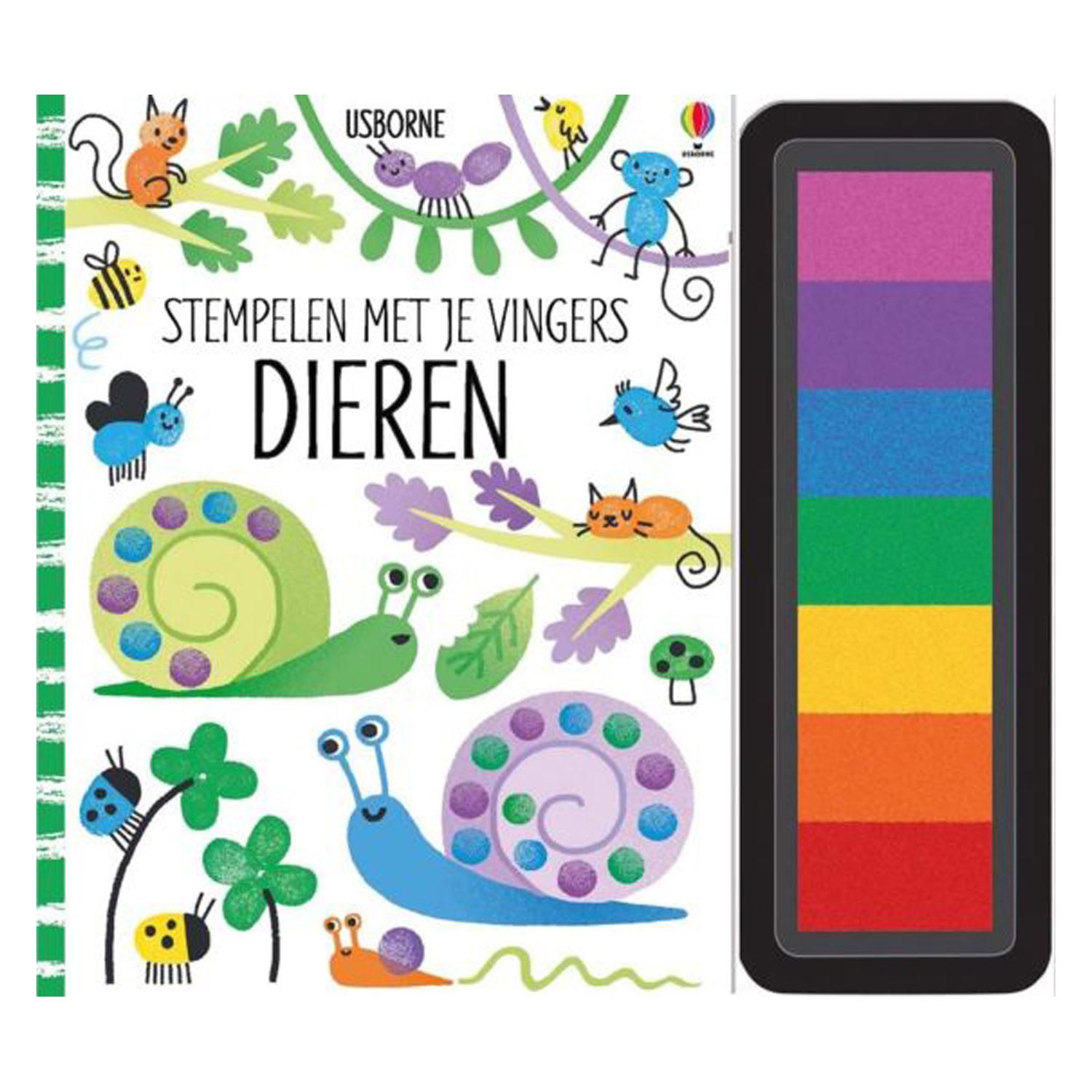 WPG Uitgevers - Stempelen met je vingers - Dieren