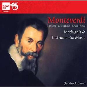 Quadro Asolano - Monteverdi: Madrigals & Instrumental Music (CD)