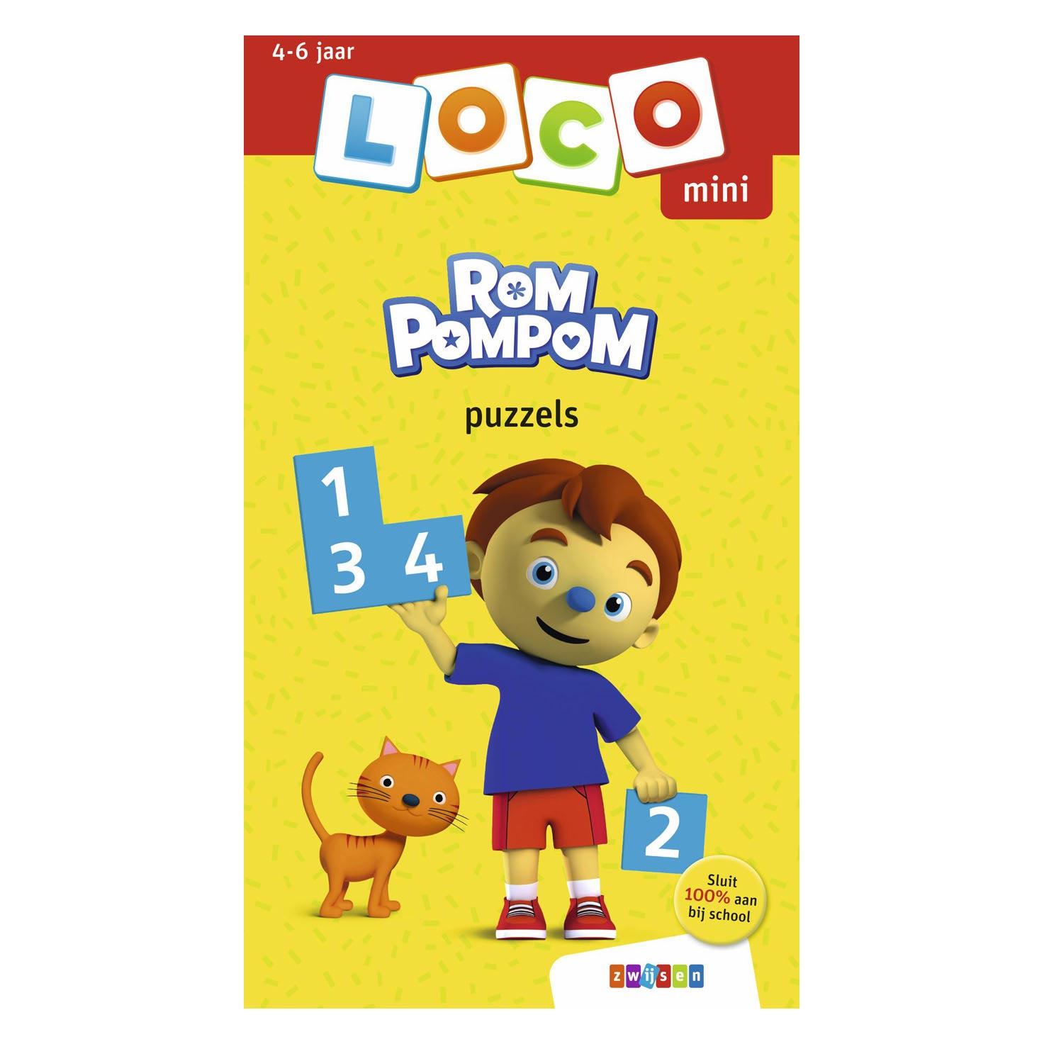 WPG uitgevers - Mini Loco Rompompom Puzzels (4-6 jaar)