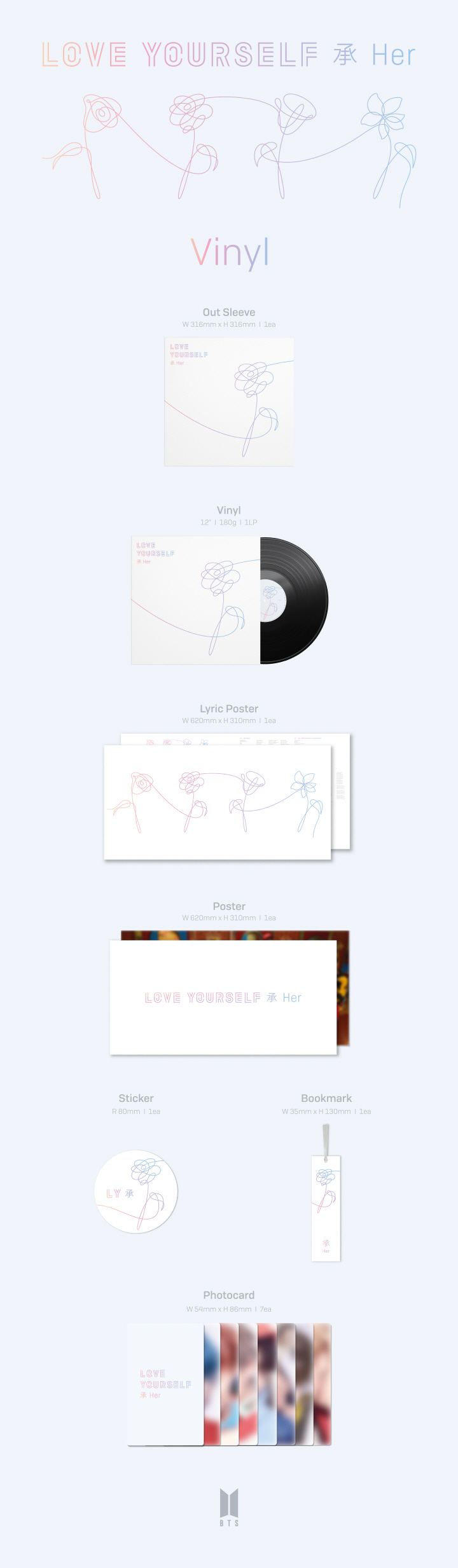 BTS - Love Yourself ? 'Her' (LP)