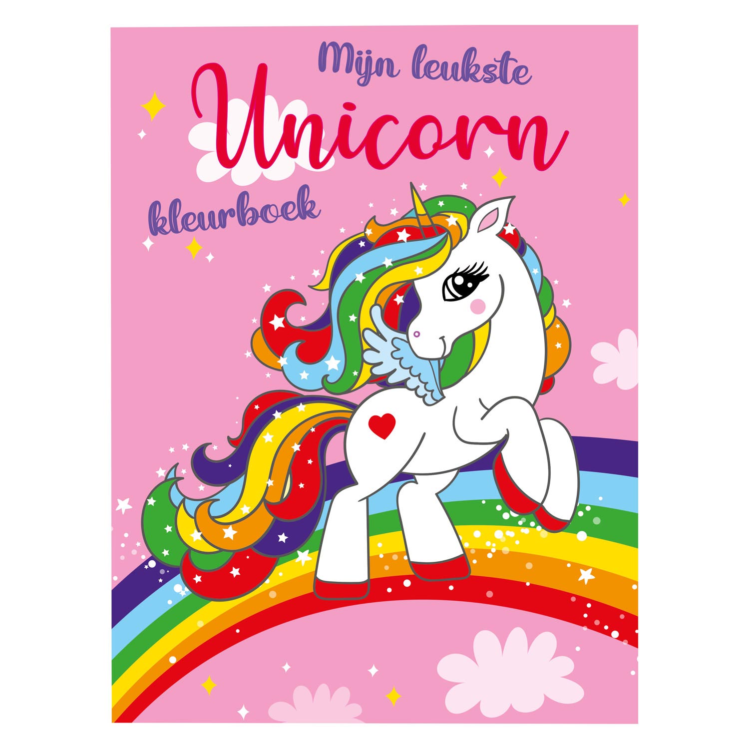 Mondikaarten - Mijn Leukste Unicorn Kleurboek, 48pag.