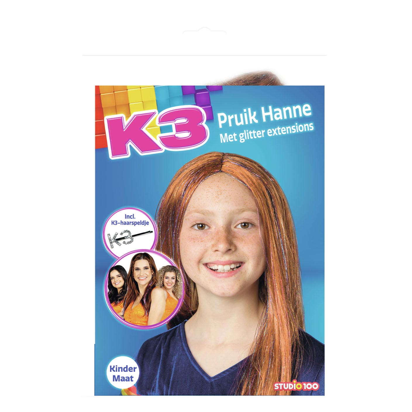 K3 Pruik - Hanne