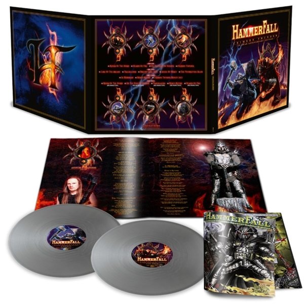 HammerFall - Crimson Thunder - 20 Year Anniversary Edition (2 LP) (Coloured Vinyl) (Limited Edition) (Remastered)