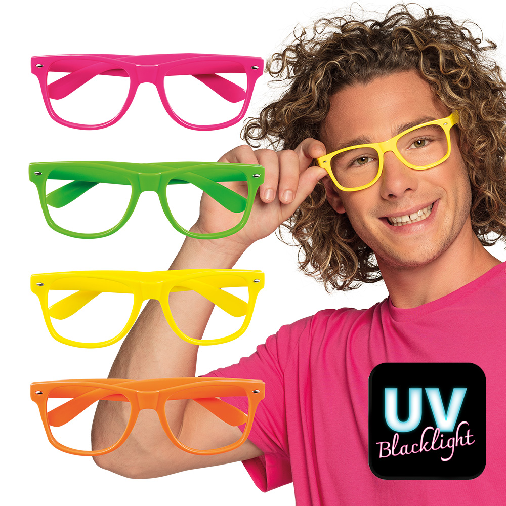 Boland: Pc. Party Glasses 4 Neon Colours Ass