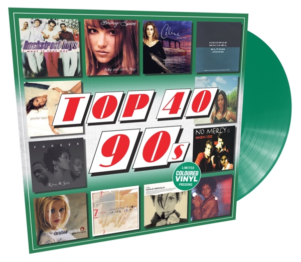 Various Artists - Top 40 90s (LP) (Coloured Vinyl) (Limited Edition)