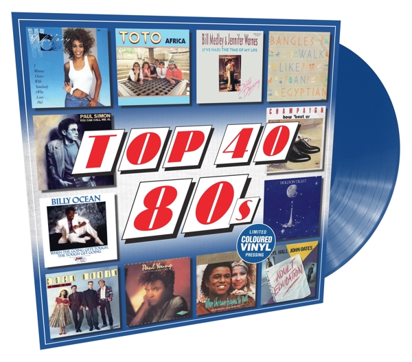 Various Artists - Top 40 80s (LP) (Coloured Vinyl) (Limited Edition)