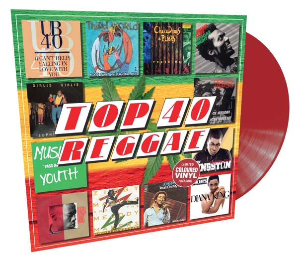 Various Artists - Top 40 Reggae (LP) (Coloured Vinyl) (Limited Edition)