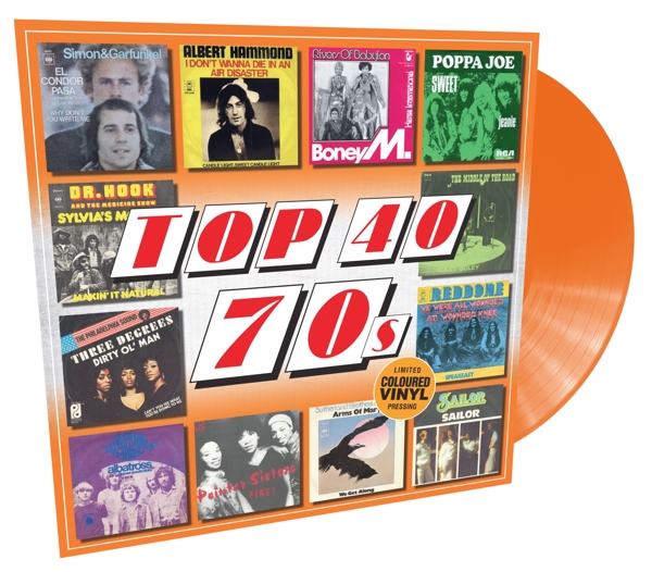 Various Artists - Top 40 70s (LP) (Coloured Vinyl) (Limited Edition)