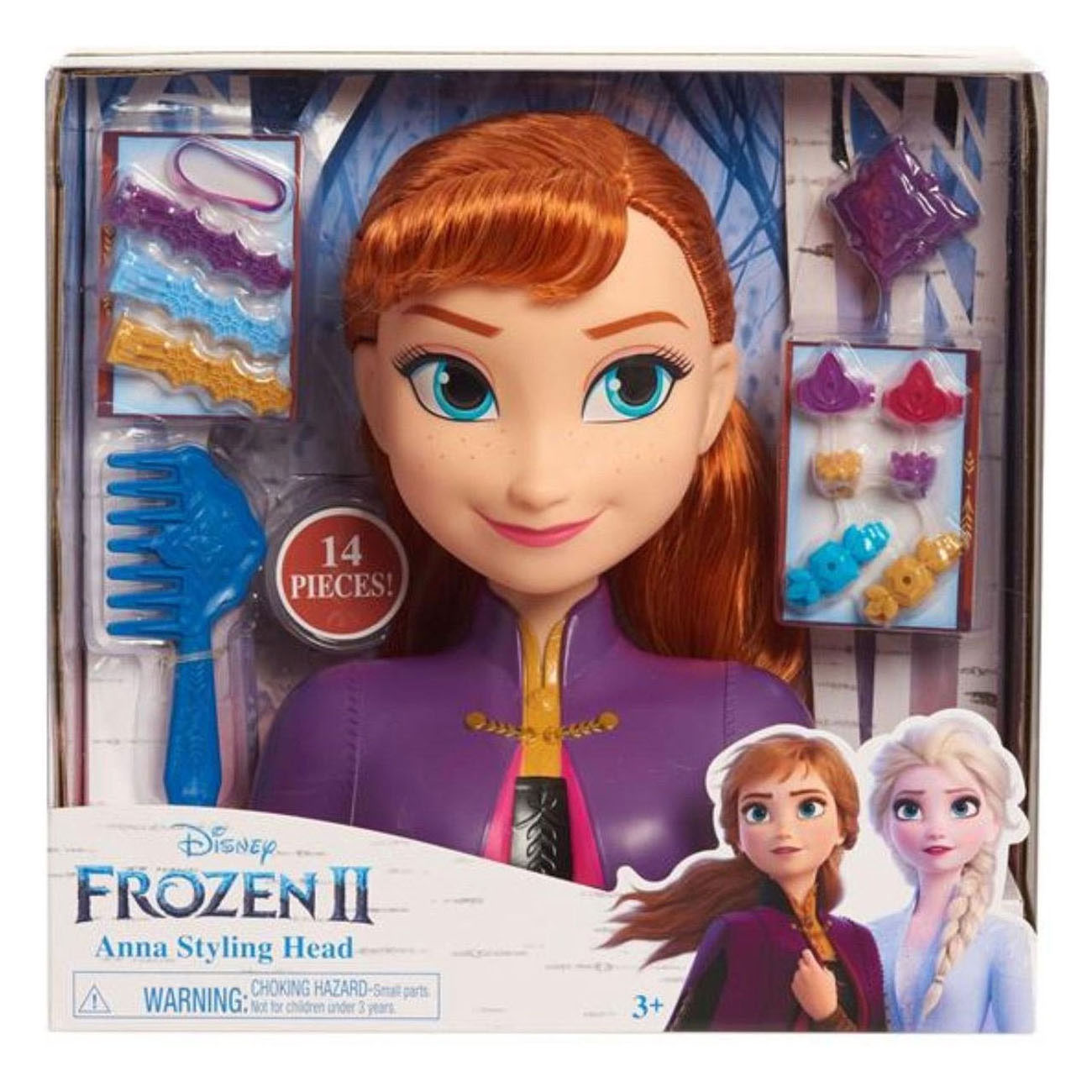 Stylinghoofd Anna Van Frozen II - 26 cm Met Accessoires