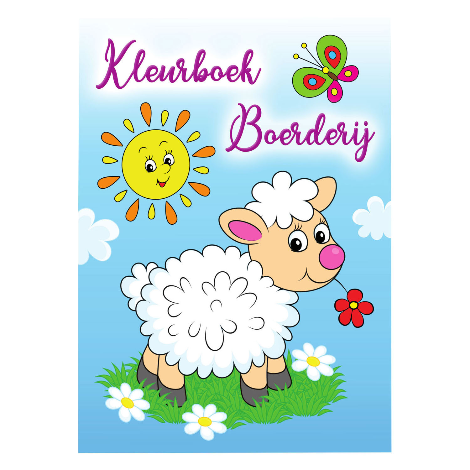 Mondikaarten - Kleurboek Boerderij