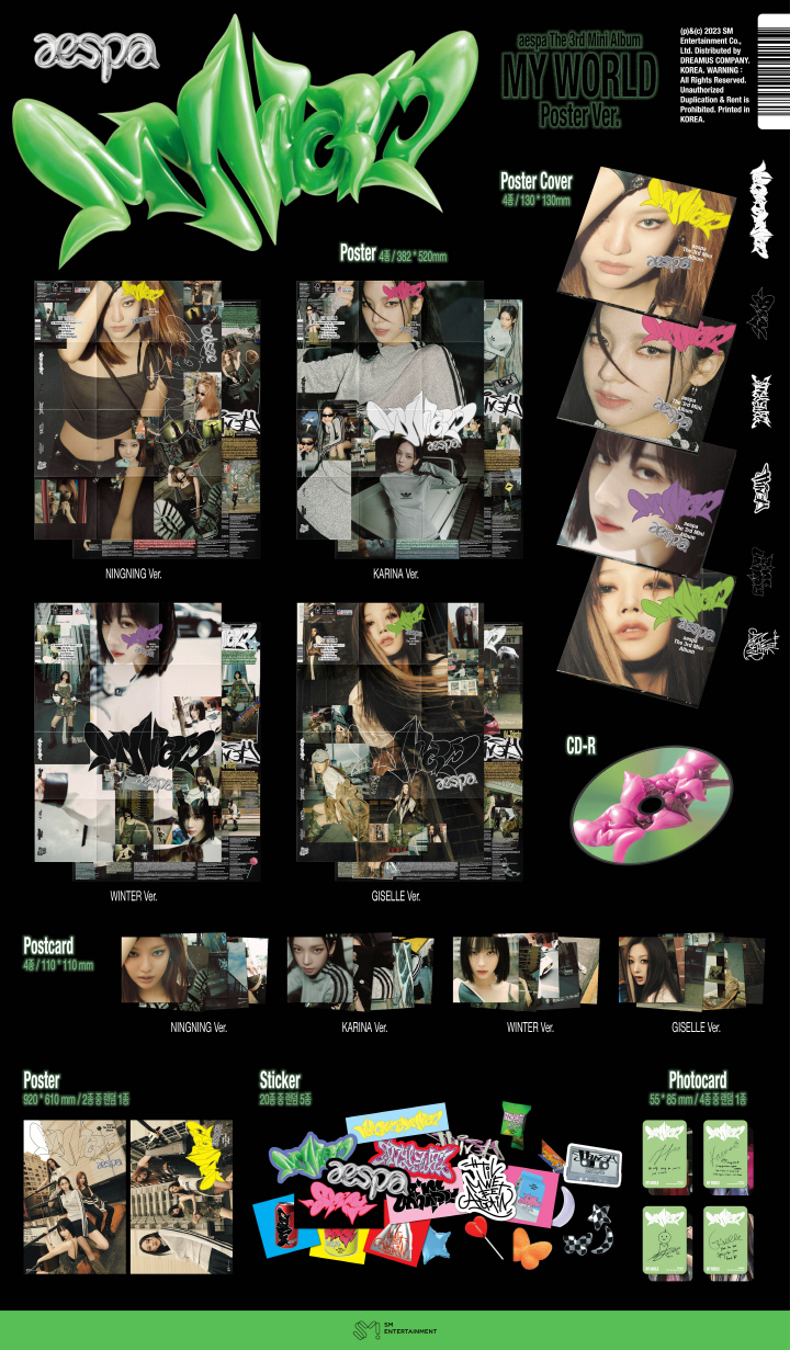 AESPA MY WORLD (3RD MINI ALBUM) [POSTER VER.]
