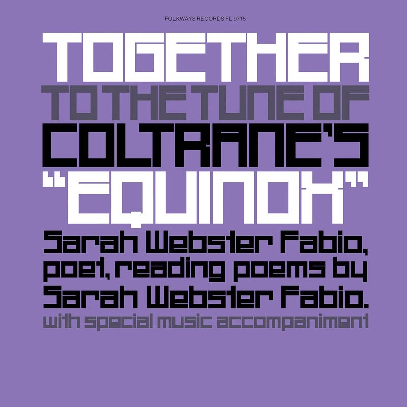 Sarah Webster Fabio - Together To The Tune Of Coltrane's Equinox (LP)