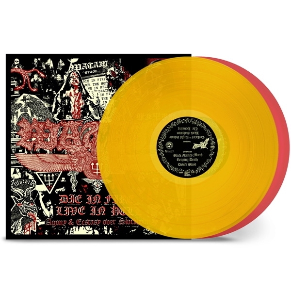 Watain - Die In Fire Live In Hell (Agony & Ecstasy Over Stockholm) (2 LP) (Coloured Vinyl) (Limited Edition)