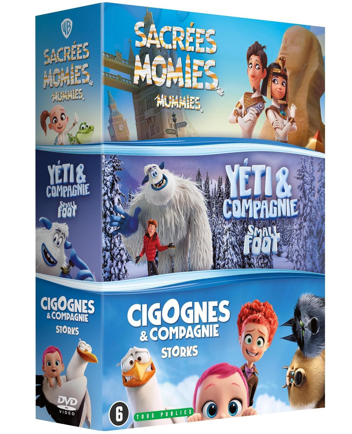 Mummies + Smallfoot + Storks (DVD)