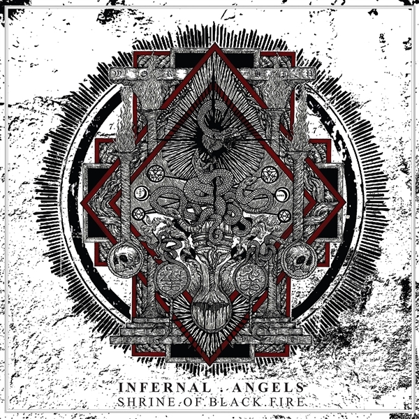 Infernal Angels - Shrine Of Black Fire (LP) (Coloured Vinyl) (Limited Edition)