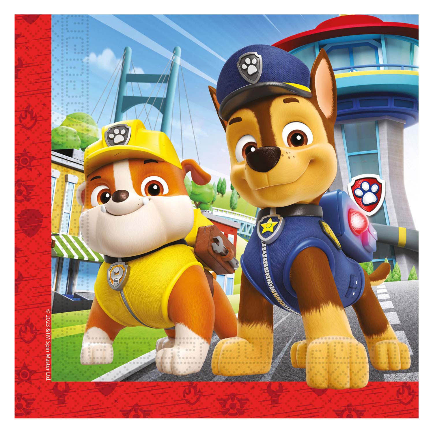Globos - Papieren Servetten FSC PAW Patrol Rescue Heroes, 20st.