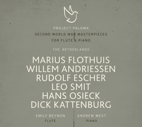 Emily Beynon & Andrew West - Paloma 3: Second World War Masterpieces For Flute & Piano (The Netherlands) (CD)