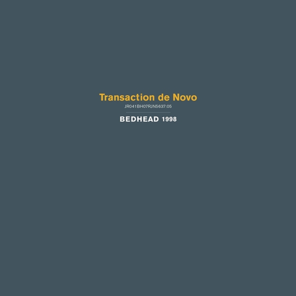 Bedhead - Transaction De Novo (LP) (Coloured Vinyl) (Limited Edition)