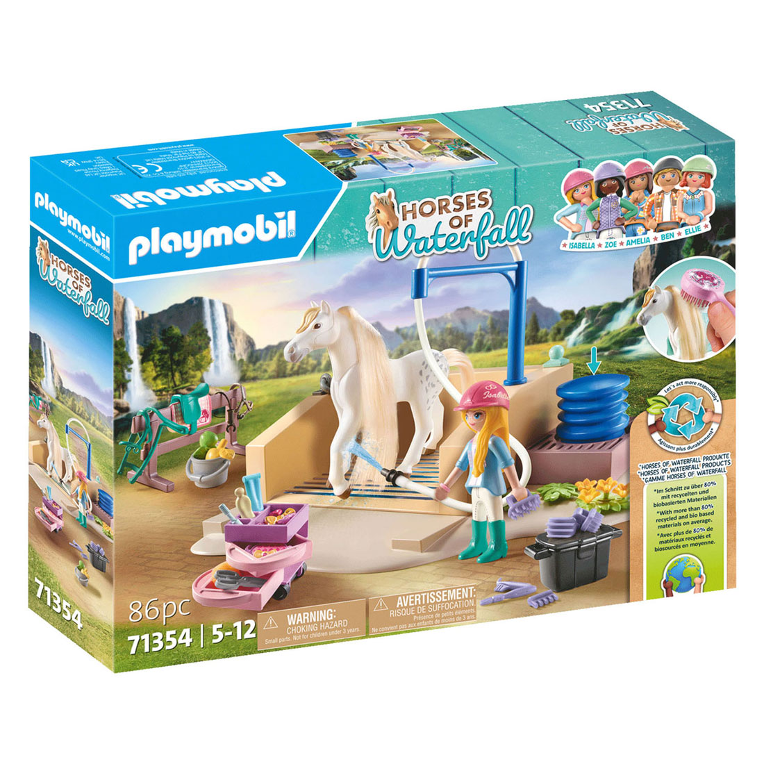 Playmobil - Playmobil Horses of Waterfall Isabella en Leeuwin Speelset - 71354