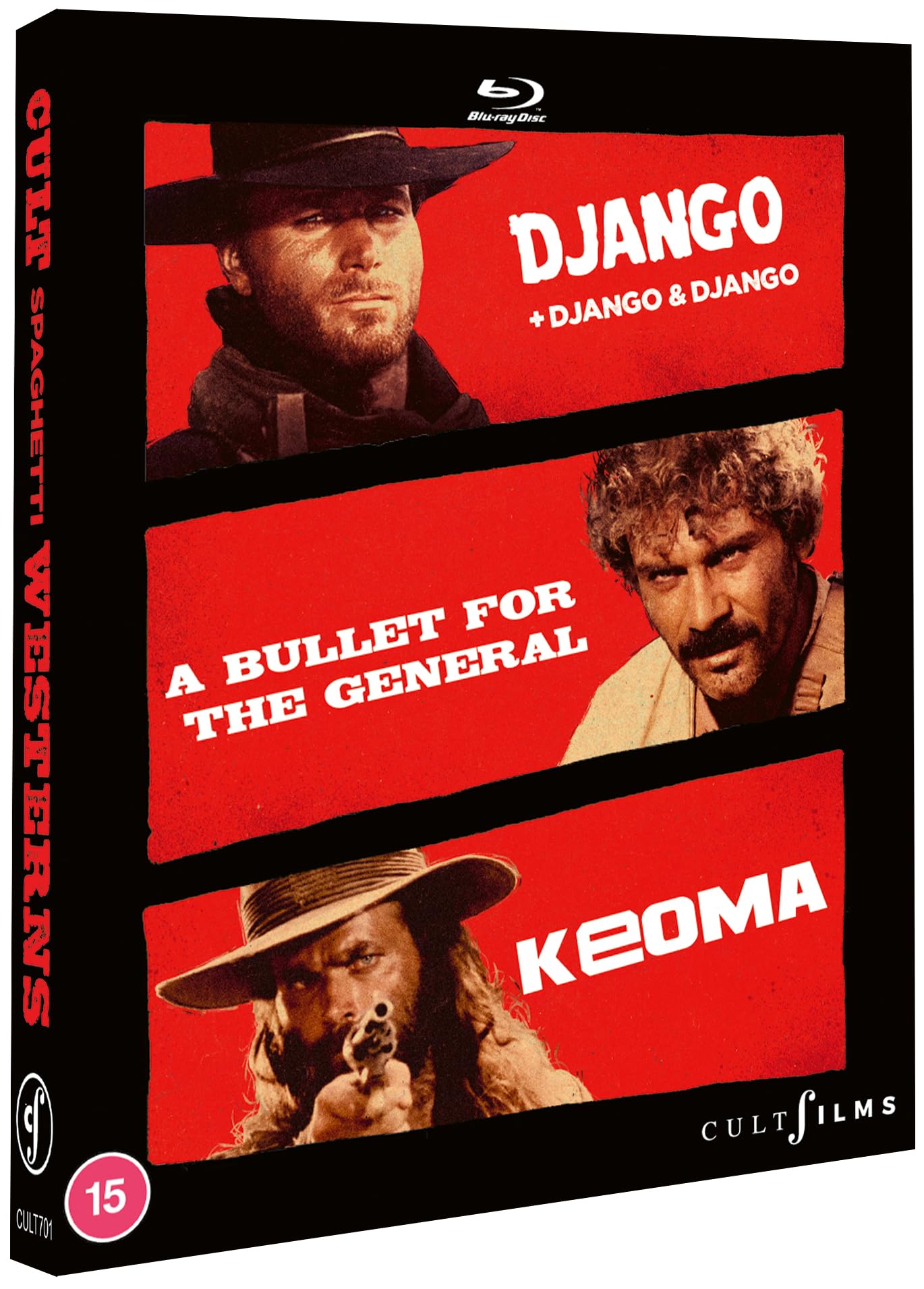 CULT SPAGHETTI WESTERNS BOXSET BLURAY (Import)