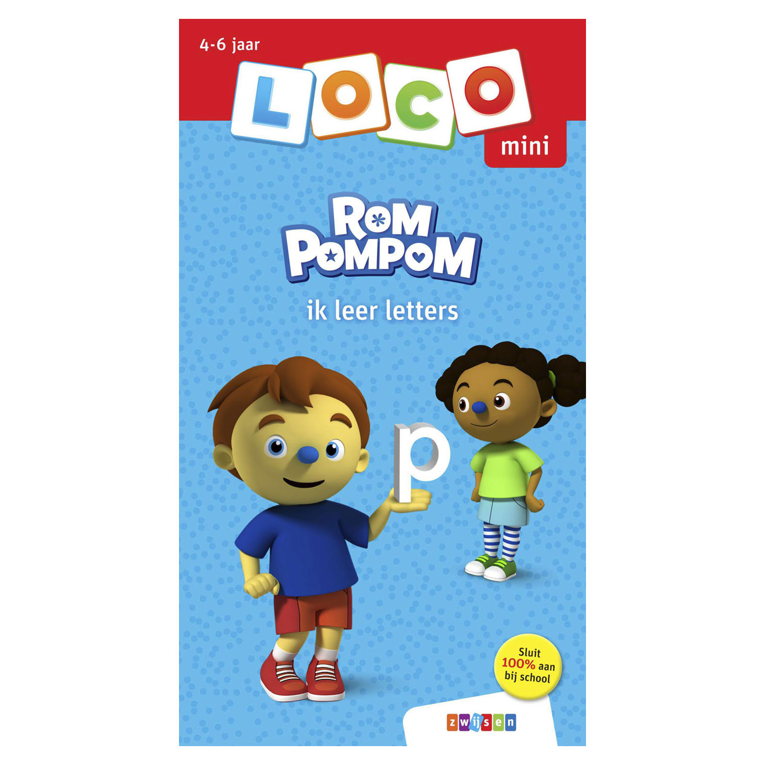 WPG Uitgevers - Mini Loco - Rompompom ik leer letters (4-6 jaar)